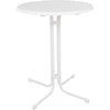 Sodo stalas 85 cm marmurinis / baltas PATIO