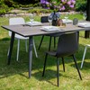 Sodo Hugo stalas 180 x 90 x 72 cm imbierinis PATIO