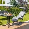 Stół Dine &amp; Relax 60 cm pizarra / antracito PATIO