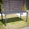 Sodo stalas 160 x 90 Saulės antracitas PATIO