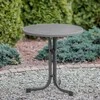 Pietūs ir sodo stalas Relax 60 cm pizarra / antracitas 3 kojų PATIO