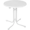 Staliukas sodo Dine &amp; Relax 70 cm marble / balta PATIO