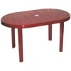Sodo plastikinis stalas Jantar bordo 135 x 80 cm OŁER