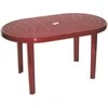 Sodo plastikinis stalas Jantar bordo 135 x 80 cm OŁER