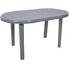 Plastikinis sodo stalas Jantar pilkas 135 x 80 cm OŁER
