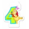 Gimtadienio žvakė 4 Mikė Pūkuotukas ir draugai DISNEY