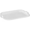 Padėklas plastikinis 46x33x3 cm baltos spalvos Domotti 229022