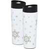Gertuvė-termosas 340 ml ART DECO balta/juoda spalva Ambition 66700