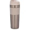 Termo puodelis Metalic 450 ml smėlio spalva AMBITION