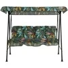Sūpuoklė PATIO Tora Juodas Edition G058-02PB, 175x95x140 cm