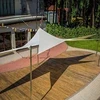Šešėlių burė 3,6 x 3,6 x 3,6 m UV50+PA ecru PATIO