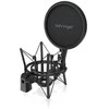 „Behringer TM1 DARK EDITION“ įrašymo rinkinys: didelės diafragmos mikrofonas + priedai