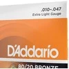 Stygos akustinei gitarai D'Addario EJ10 .010
