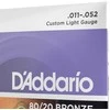 Stygos akustinei gitarai D'Addario EJ13 .011