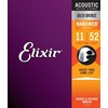 Elixir Eliksyras Stygos ak. gitarai Eliksyras 11027 0.011-0.052 Bronze Nanoweb