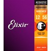 Elixir Strings Eliksyras Strings Eliksyras 16077 NanoWeb Phosphor Bronze 12-56 – Akustinės gitaros stygos
