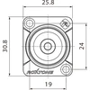 Roxtone RAMJ3FD stereo mini lizdas