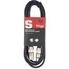 Audio kabelis Stagg SMC3 RD, 3 m
