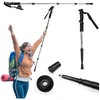 Be Activepl Sulenkiami trekingo lazdos su Anti-shock sistema