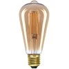 6W LED lemputė, E27, gintaro sp., 2200K, dimeriuojama