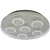 5,5W LED lubinis šviestuvas FLAVIO, chromo/baltos sp./skaidrus, 3000K