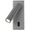 Lubinis šviestuvas 2,5W LED sieninis šviestuvas NOVA, pilkas, 3000K