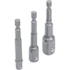 Bgs Technic Adapterių komplektas | 6.3 mm (1/4") antgalis | 6.3 mm (1/4") / 10 mm (3/8") / 12,5 mm (1/2") | 3 vnt. (8204)