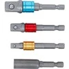 Bgs Technic Adapterių rinkinys | spalvoti | 6.3 mm (1/4") | 6.3 mm (1/4") / 10 mm (3/8") / 12,5 mm (1/2") | 4 vnt. (20814)