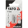Yato Toya Sa Poland Antgaliai | 6,3 mm (1/4") | S2 Ni | kryžminiai PZ3 | 2 vnt. (YT-78005)