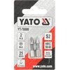 Yato Toya Sa Poland Antgaliai | 6,3 mm (1/4") | S2 Ni | kryžminiai PH1 | 2 vnt. (YT-78000)