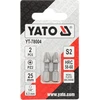 Yato Toya Sa Poland Antgaliai | 6,3 mm (1/4") | S2 Ni | kryžminiai PZ2 | 2 vnt. (YT-78004)