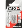 Yato Toya Sa Poland Antgaliai | 6,3 mm (1/4") | S2 Ni | kryžminiai PZ1 | 2 vnt. (YT-78003)