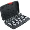 Bgs Technic Antgalių / galvučių rinkinys | 12,5 mm (1/2") | T-Star (Torx ) / E-Type | 19 vnt. (95100)
