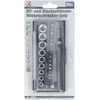 Bgs Technic Antgalių ir galvučių rinkinys su lenkta rankena | 6.3 mm (1/4") | 26 vnt. (20802)