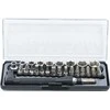 Bgs Technic Antgalių ir galvučių rinkinys su lenkta rankena | 6.3 mm (1/4") | 26 vnt. (20802)