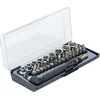 Bgs Technic Antgalių ir galvučių rinkinys su lenkta rankena | 6.3 mm (1/4") | 26 vnt. (20802)