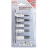 Bgs Technic Antgalių rinkinys | 10 mm (3/8") | 4-kampų profilis (MTS-Mortorq) MTS0 - MTS04 | 5 pcs. (9756)
