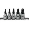 Bgs Technic Antgalių rinkinys | 10 mm (3/8") | 4-kampų profilis (MTS-Mortorq) MTS0 - MTS04 | 5 pcs. (9756)