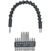 Bgs Technic Antgalių rinkinys su lanksčiu ilgintuvu | 6.3 mm (1/4") | 11 vnt. (20804)