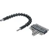 Bgs Technic Antgalių rinkinys su lanksčiu ilgintuvu | 6.3 mm (1/4") | 11 vnt. (20804)