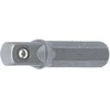 Bgs Technic Adapteris | 6.3 mm šešiakampis (1/4") - išorinis kvadratas 6.3 mm (1/4") | 30 mm (8202)