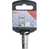 Grąžtas Bgs Technic Adapteris su fiksuojamu rutuliu | vidinis kvadratas 6.3 mm (1/4") | vidinis šešiakampis 6.3 mm (1/4") (8213)