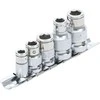 Bgs Technic Adapterių rinkinys antgaliams | 6,3 mm (1/4") / 10 mm (3/8") / 12,5 mm (1/2") | 5 vnt. (70103)