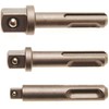 Bgs Technic Adapterių rinkinys | SDS - išoriniai kvadratai 6,3 mm (1/4"), 10 mm (3/8"), 12,5 mm (1/2") | 3 vnt. (8214)