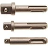 Bgs Technic Adapterių rinkinys | SDS - išoriniai kvadratai 6,3 mm (1/4"), 10 mm (3/8"), 12,5 mm (1/2") | 3 vnt. (8214)