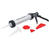 Bgs Technic Aliumininis hermetikų pistoletas su siūlių lygintuvais | 5 vnt. (90111)