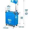 Bgs Technic Alyvos aptarnavimo stotelė su alyvos filtrų raktų rinkiniu | 70 l (7119)