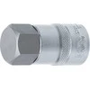 Bgs Technic Antgalis įpresuotas į galvutę | 12,5 mm (1/2") | hex šešiakampis 24 mm (5184-H24)