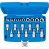 Bgs Technic Antgalių ir galvučių rinkinys | 12,5 mm (1/2") | E-Star / T-Star (Torx) | 19 vnt. (5100)