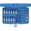Bgs Technic Antgalių ir galvučių rinkinys | 10 mm (3/8") | T-star (Torx) | 34 vnt. (5021)
